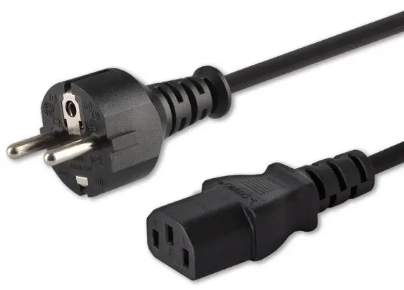 Kabel zasilający Savio CL-89 Czarny