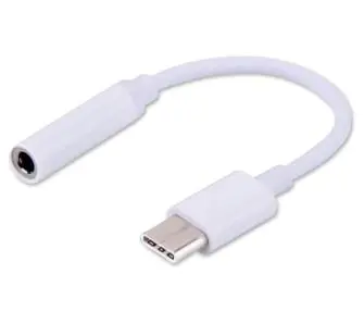 Adapter Savio AK-35 USB Typ 3.1 C - Jack 3,5mm Biały