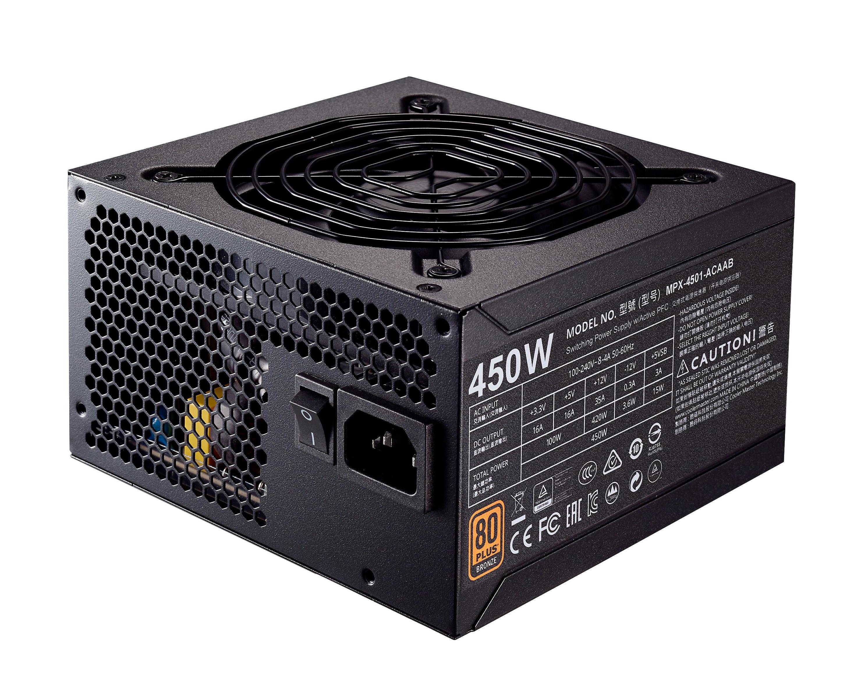 Zasilacz Cooler Master MWE 450 V2 450W 80+ Bronze