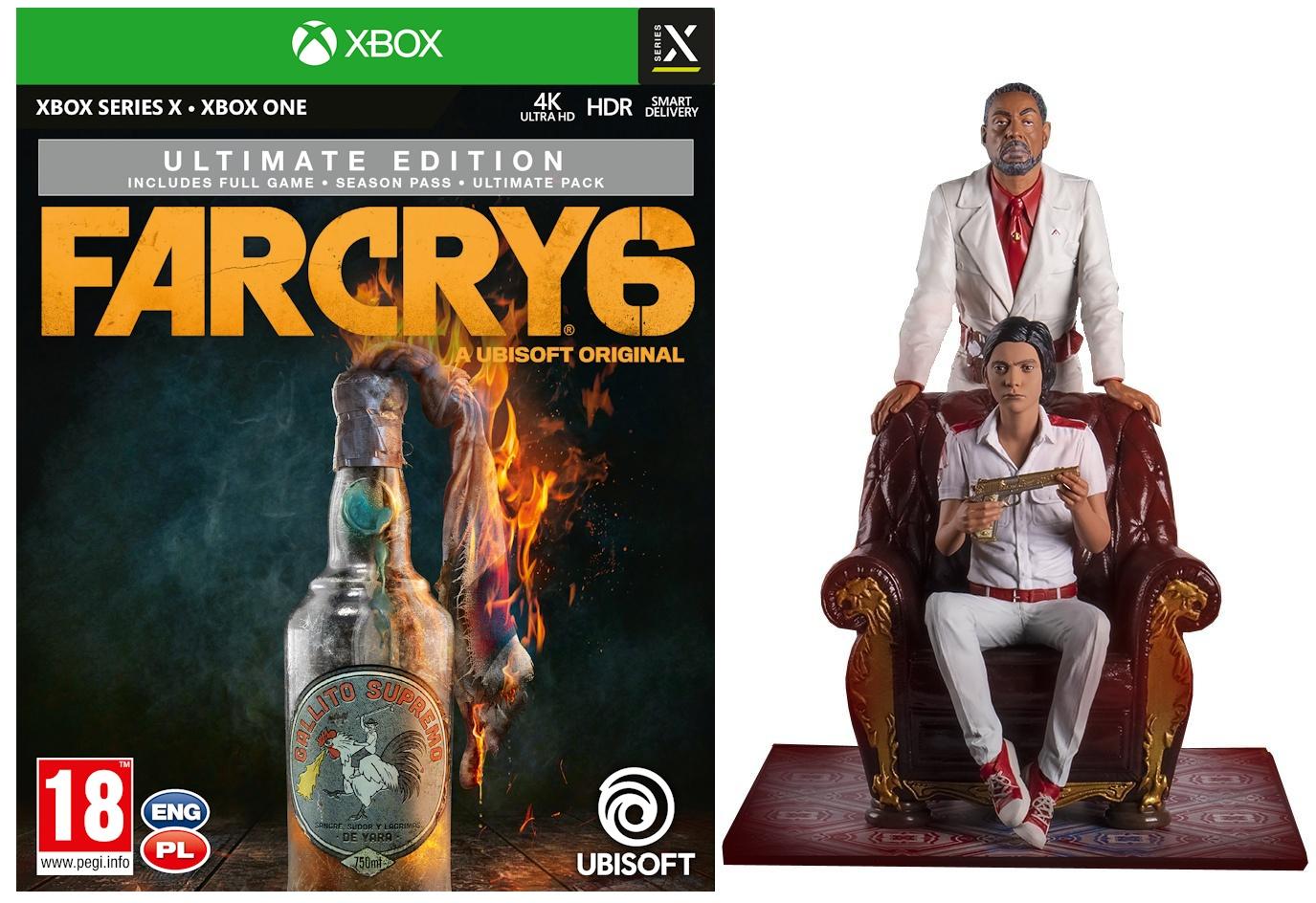 Far Cry 6 - Edycja Ultimate + figurka Gra na Xbox One (Kompatybilna z Xbox Series X)