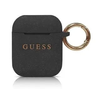 Guess GUACCSILGLBK AirPods Czarny