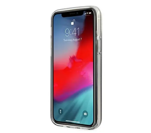 Guess Glitter Gradient GUHCP12SPCUGLSGO do iPhone 12 mini Złoty