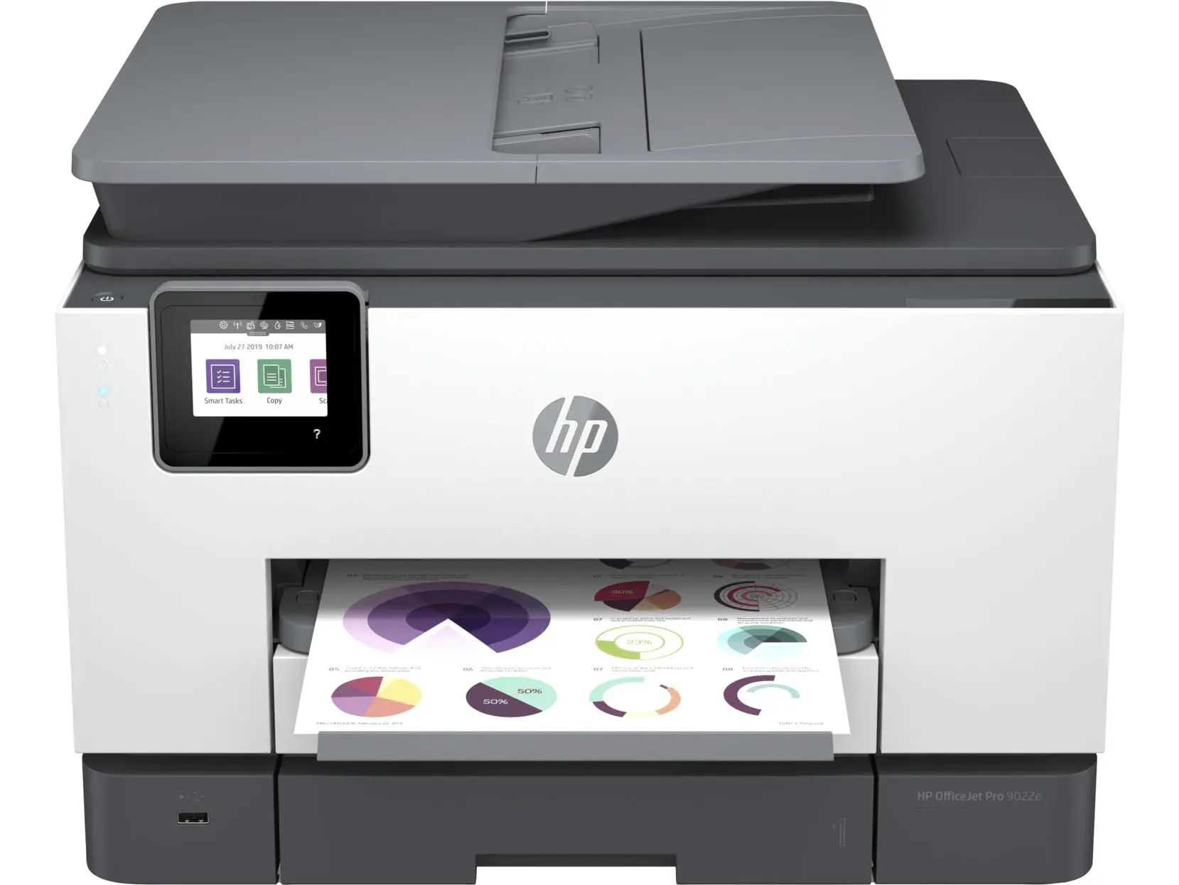 Urządzenie wielofunkcyjne HP OfficeJet Pro 9022e Instant Ink WiFi Biało-czarny
