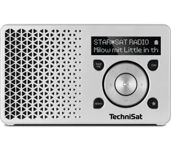 Radioodbiornik TechniSat DigitRadio 1 Radio FM DAB+ Srebrny