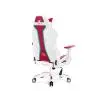 Fotel Diablo Chairs X-One 2.0 Kids Size Dla dzieci do 160kg Skóra ECO Tkanina Biało-czerwony