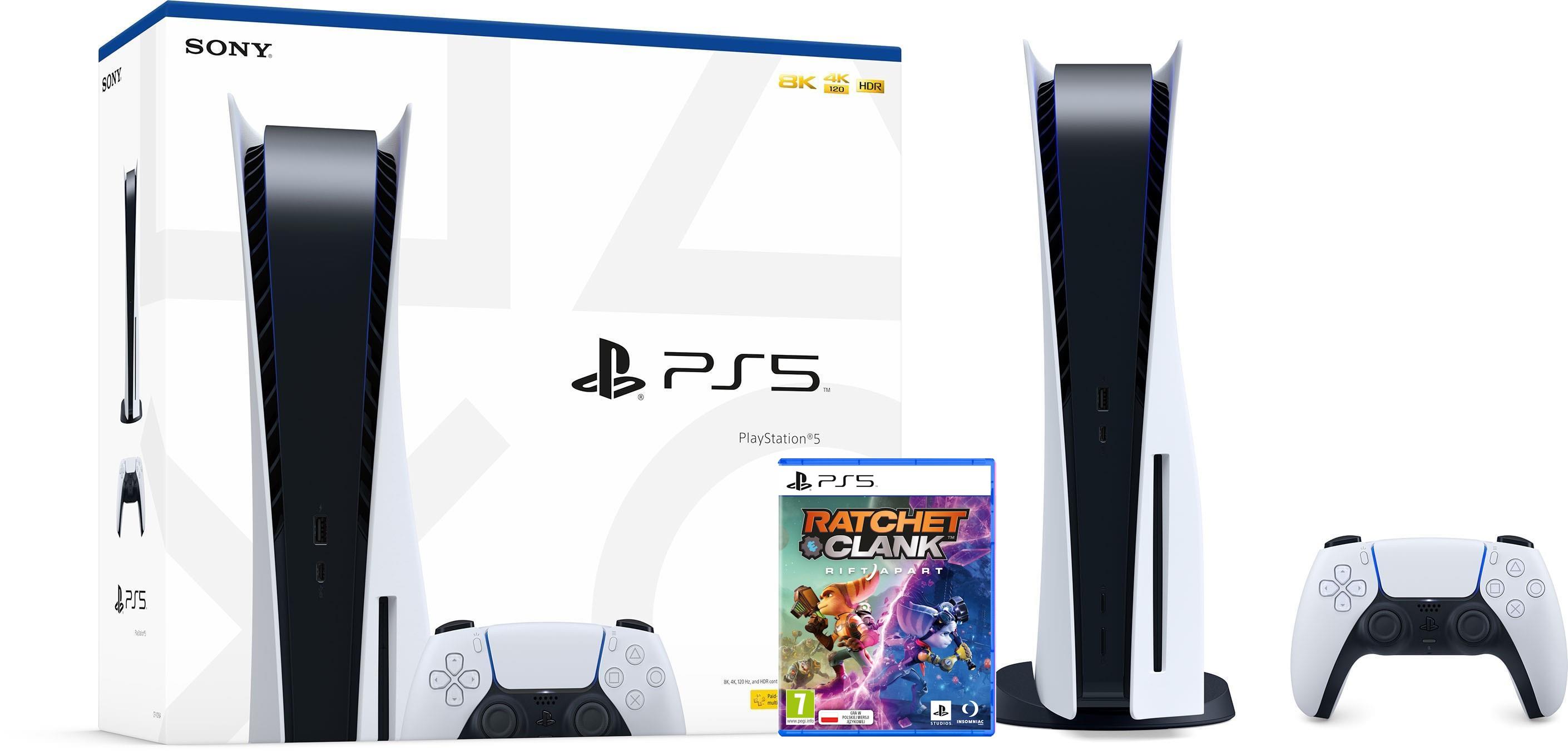 Konsola Sony PlayStation 5 (PS5) + Ratchet & Clank: Rift Apart