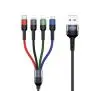 Kabel USAMS 4w1 US-SJ411 0,35m Kolorowy