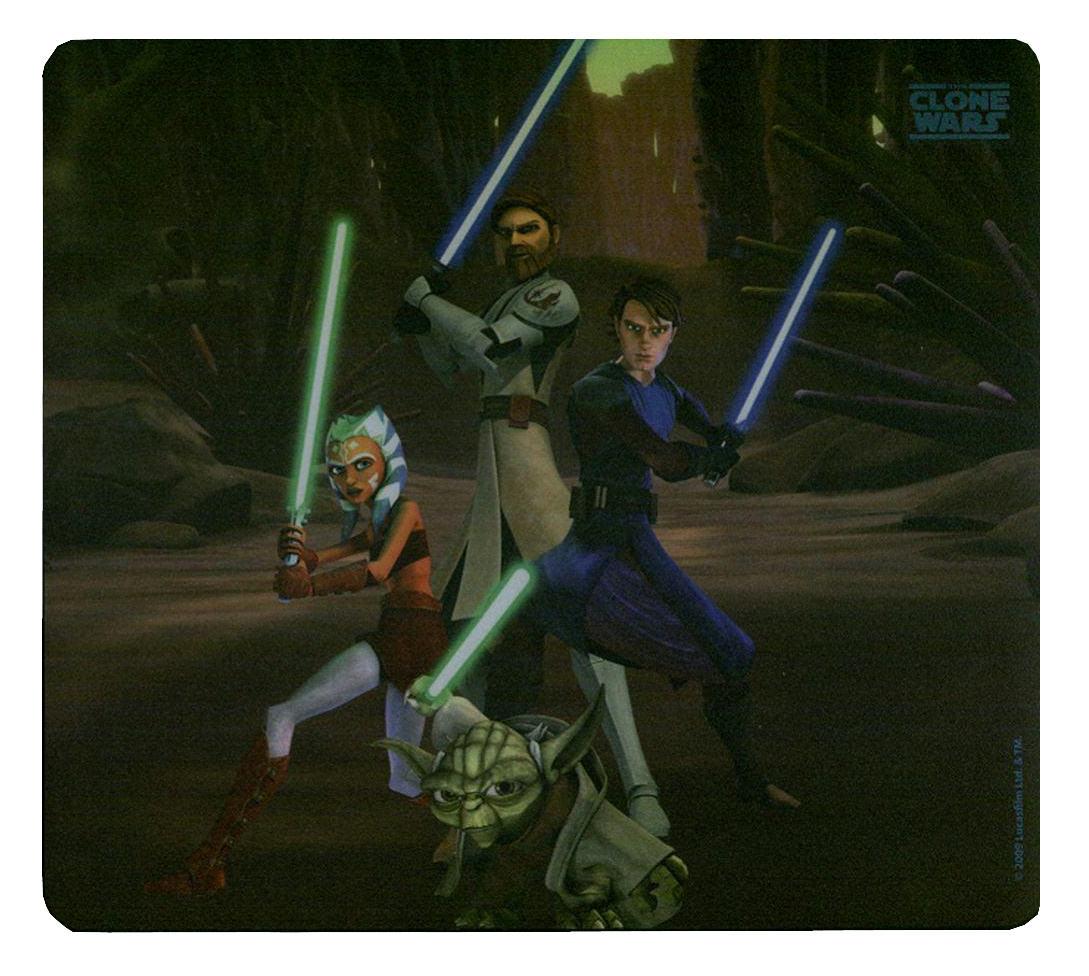 Podkładka Ednet Clone Wars II (Anakin, OBI.WAN, Yoda, Ahsoka)