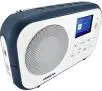 Radioodbiornik Sangean TRAVELLER 420 DPR-42BT Radio FM DAB+ Bluetooth Biało-niebieski