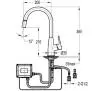 Bateria KFA Armatura Arura Tauri 6723-915-00 Chrom Mosiądz