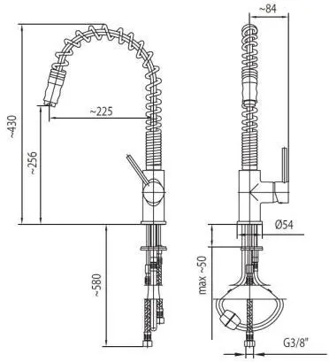 фото Змішувач для кухонної мийки KFA Armatura Sigma 6603-110-00