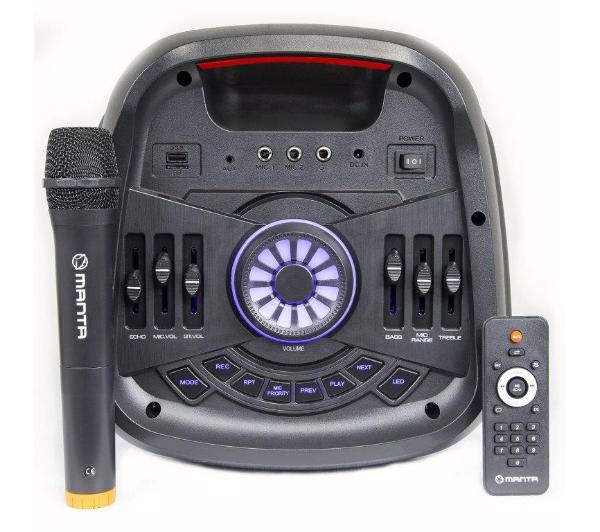 Power Audio Manta SPK5305 70W Bluetooth Radio FM Czarny Opinie