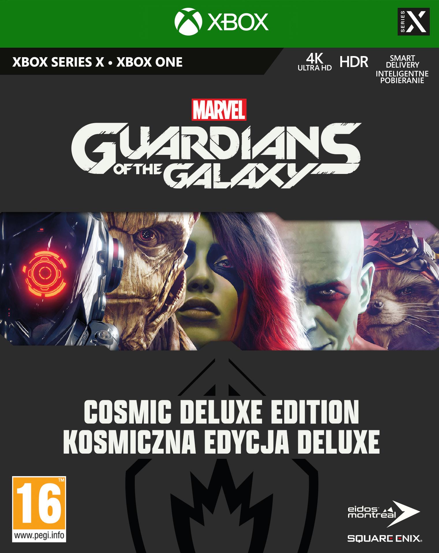 Marvel's Guardians of the Galaxy - Kosmiczna Edycja Deluxe Gra na Xbox One (Kompatybilna z Xbox Series X)