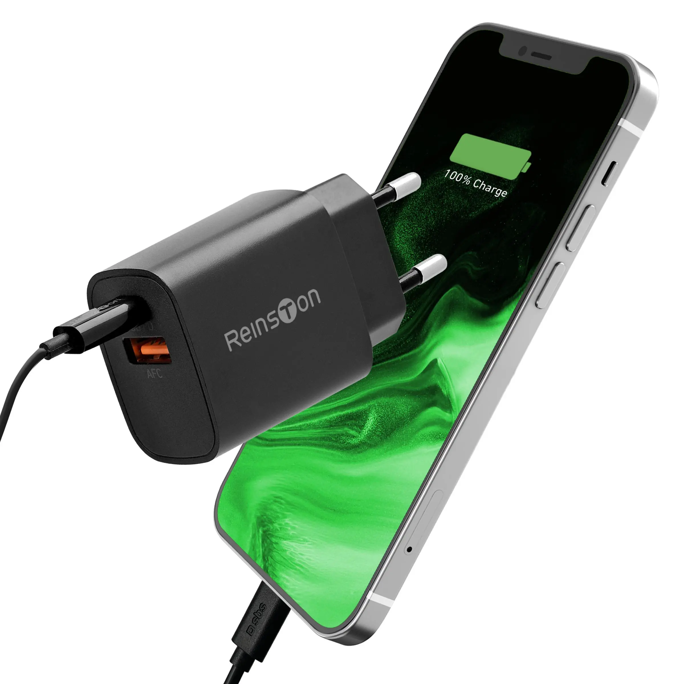 Ładowarka sieciowa Reinston ELSI010 USB-A USB-C PD 20W