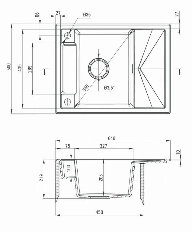 фото Кухонна мийка Deante Magnetic ZRM_N11A