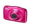 Nikon Coolpix S33 (różowy) + plecak