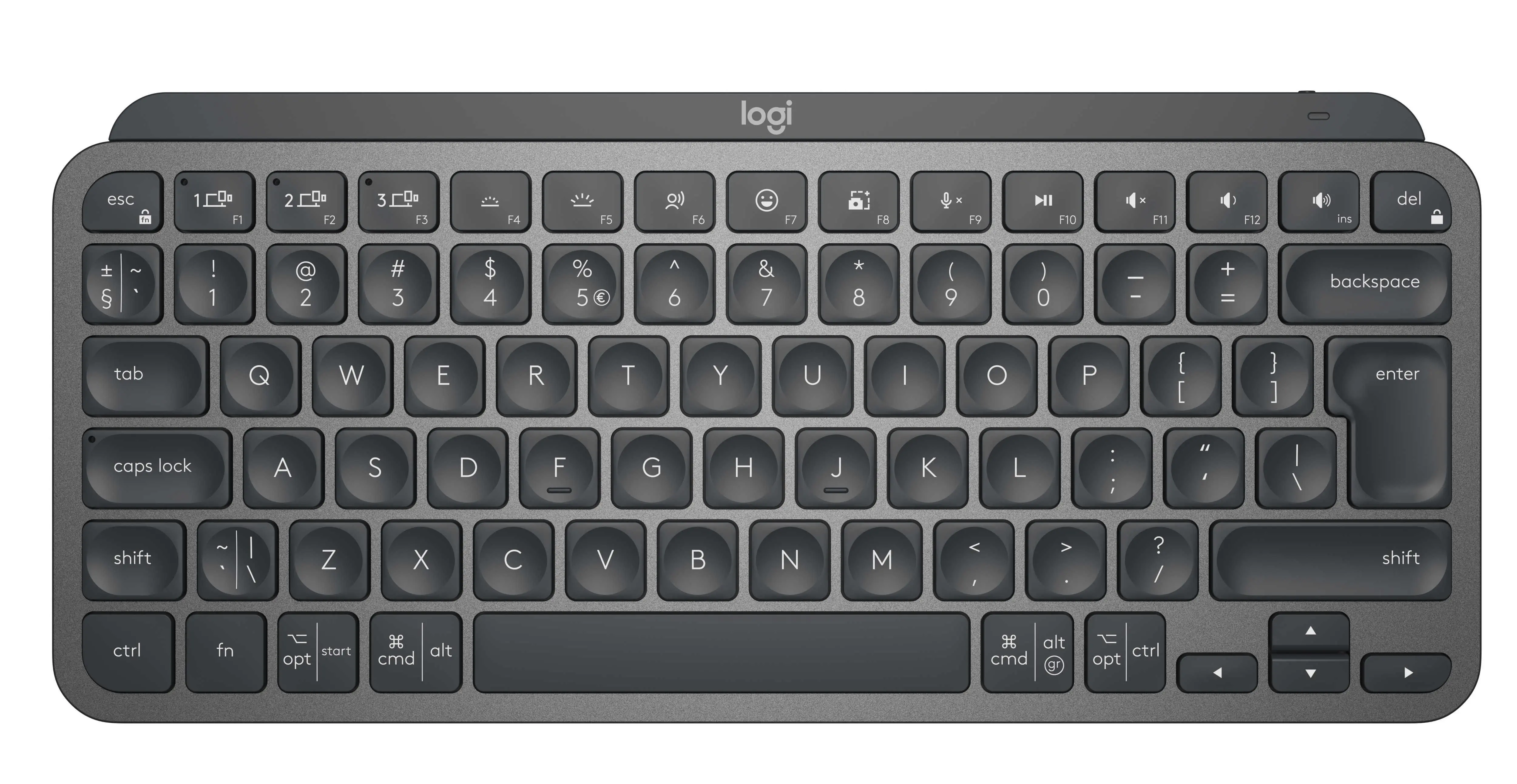 Klawiatura membranowa Logitech MX Keys Mini Grafitowy