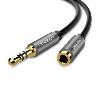 Kabel  audio UGREEN AV118 Przedłużacz audio jack 3,5 mm 1,5m (czarny)