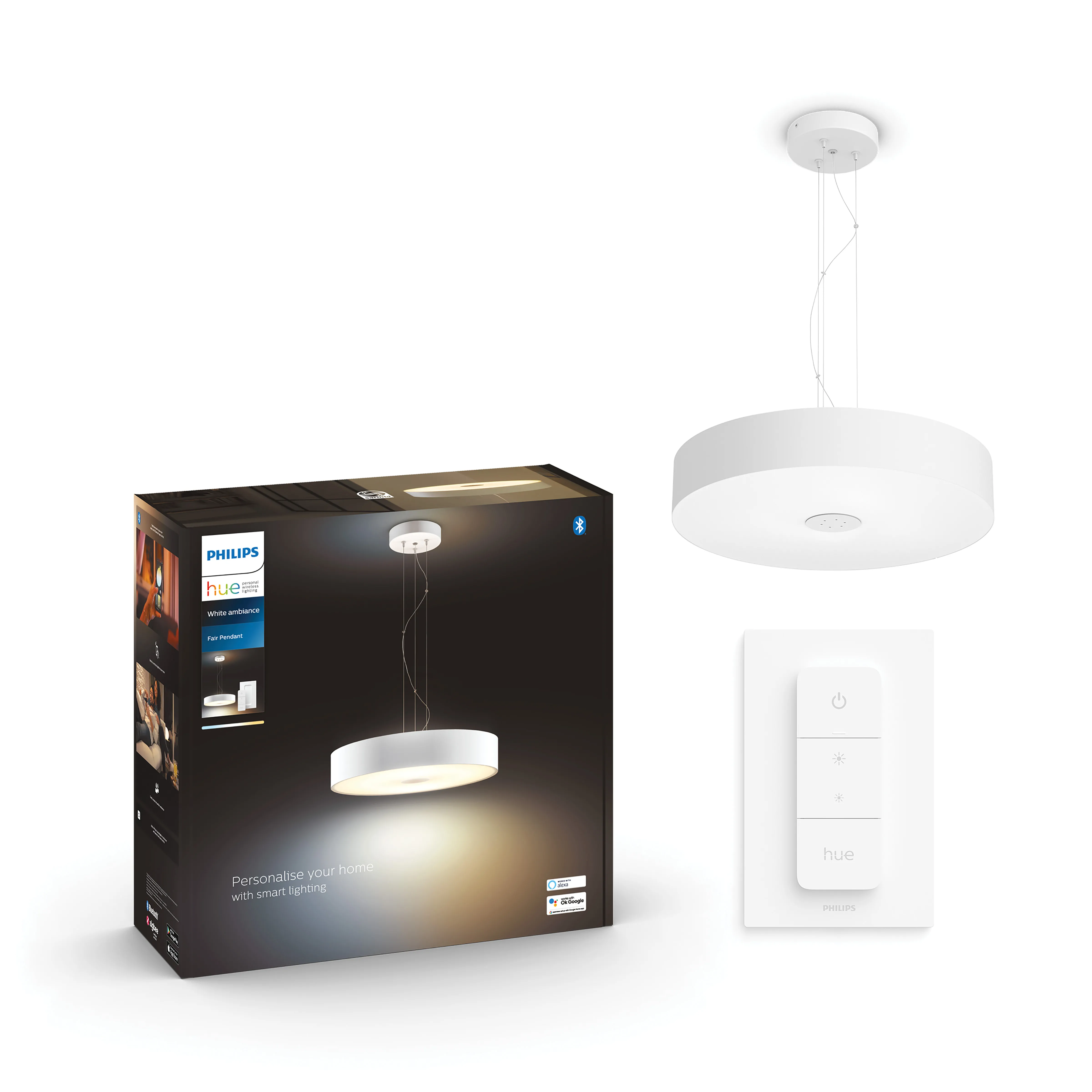 Lampa sufitowa Philips Hue White Ambiance Fair 929003054401 Biały