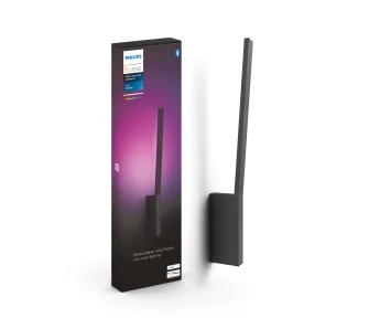 Kinkiet Philips Hue White and Colour Ambiance Liane 929003053101 Czarny