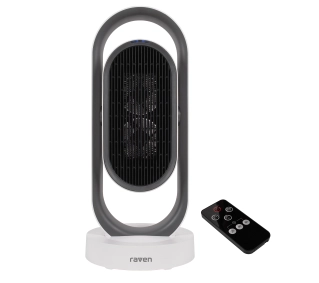 Raven ETW007W Obrotowa podstawa 1800W Ceramiczny element grzejny - ⚡ BESTSELLERY ⚡