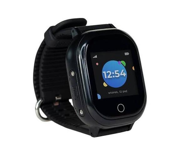Smartwatch Locon Watch Lite (czarny) + Pakiet Bezpieczna Rodzina na 12 miesięcy