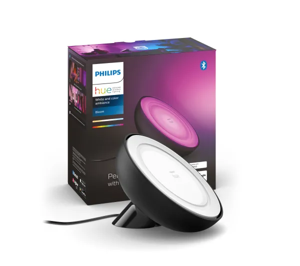 Inteligentne oświetlenie - Philips Hue White and Colour Ambiance Bloom Czarny