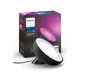 Lampka nocna Philips Hue White and Colour Ambiance Bloom Czarny
