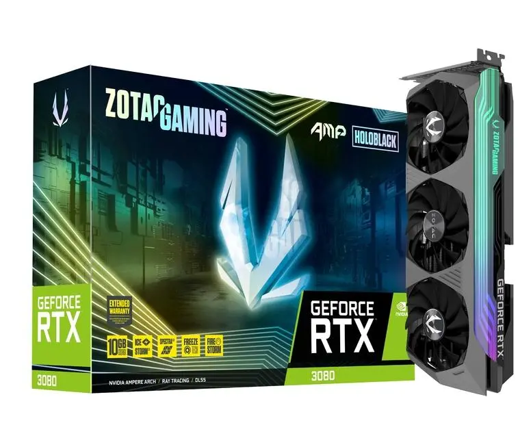 Karta graficzna Zotac GeForce RTX 3080 AMP Holo LHR 10GB GDDR6X 320bit DLSS