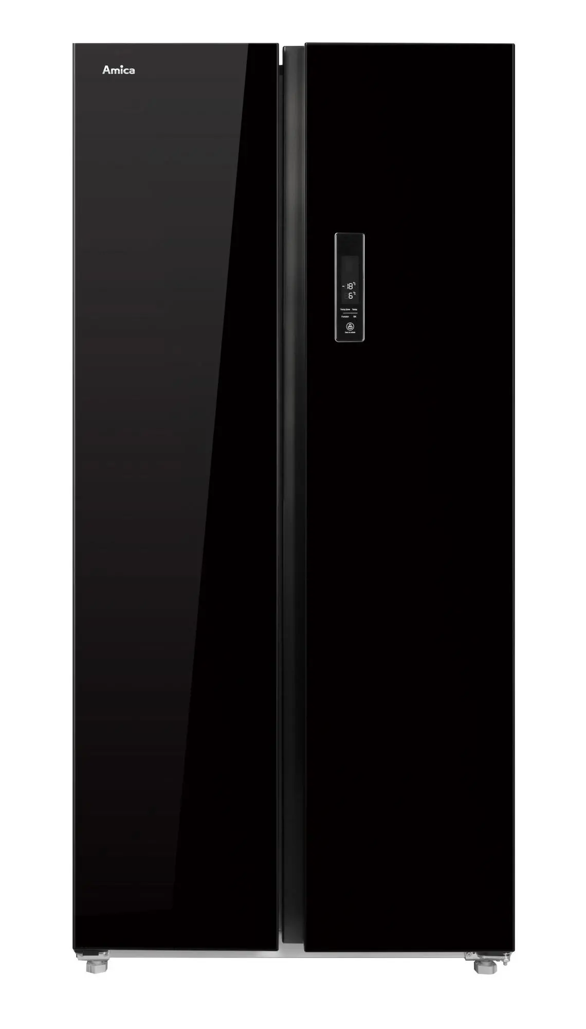 Lodówka Amica FY5339.6GDFB Pełny No Frost 181,7cm Czarny