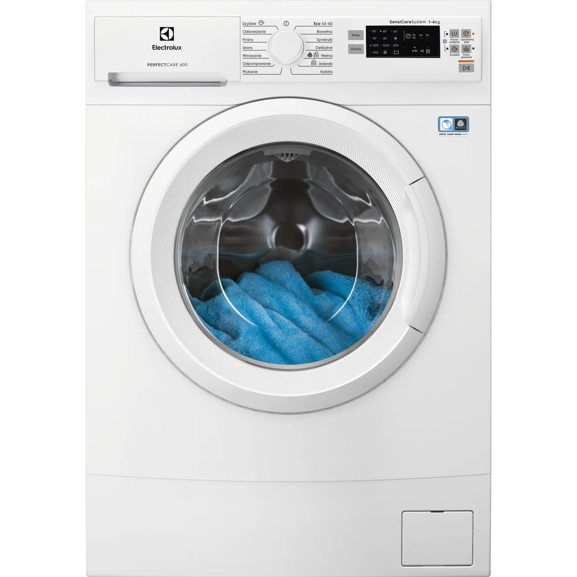 Pralka Electrolux 600 SensiCare EW6SN526WP Superslim 6kg 1200obr/min