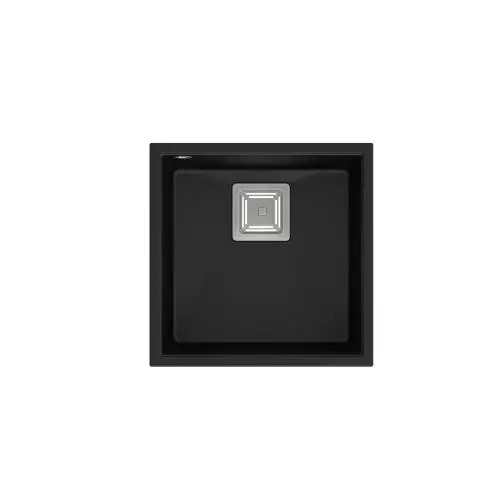 Zlewozmywak Quadron HQD4242U7-BS David 40 Granitowy Karbon/Stalowy