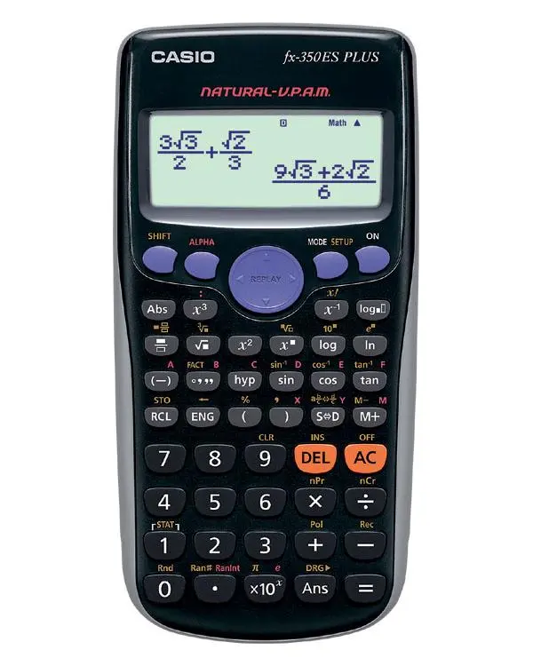 Kalkulator Casio FX-350ES-S PLUS Czarny