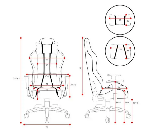 Diablo Chairs X-One 2.0 King Size Aqua Blue Gamingowy do 160kg Skóra ECO Tkanina Biało-niebieski - Kup na Raty - RRSO 0%