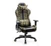 Fotel Diablo Chairs X-One 2.0 King Size Legion Gamingowy do 160kg Skóra ECO Tkanina Czarno-zielony
