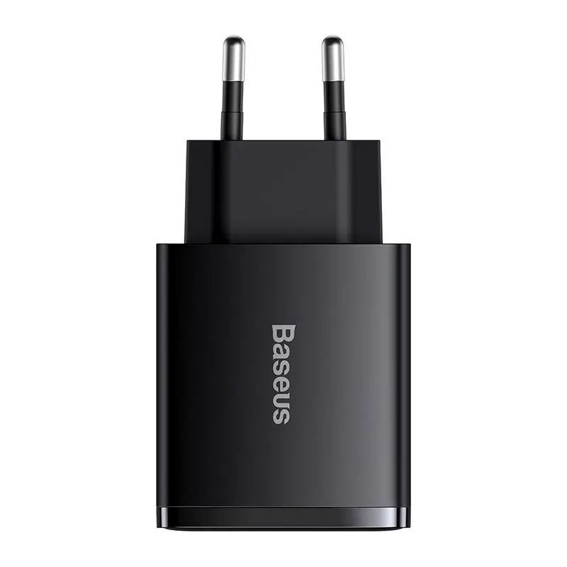 Ładowarka sieciowa Baseus Compact USB-C 2xUSB-A 30W PD