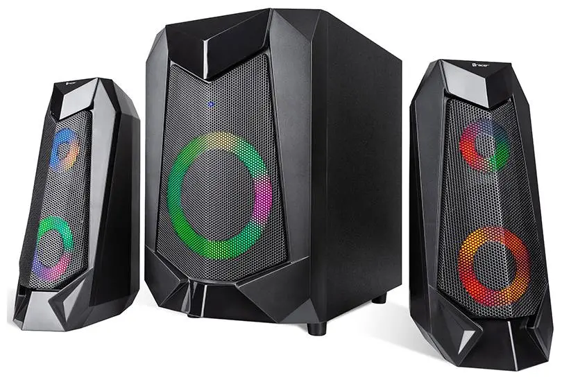 Głośniki Tracer Hi-Cube RGB Flow 2.1 Czarny