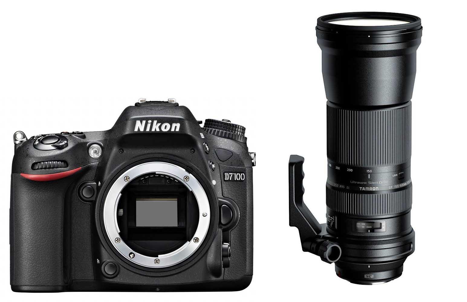 Lustrzanka Nikon D7100 + Tamron SP 150-600 mm f/5-6.3 Di VC