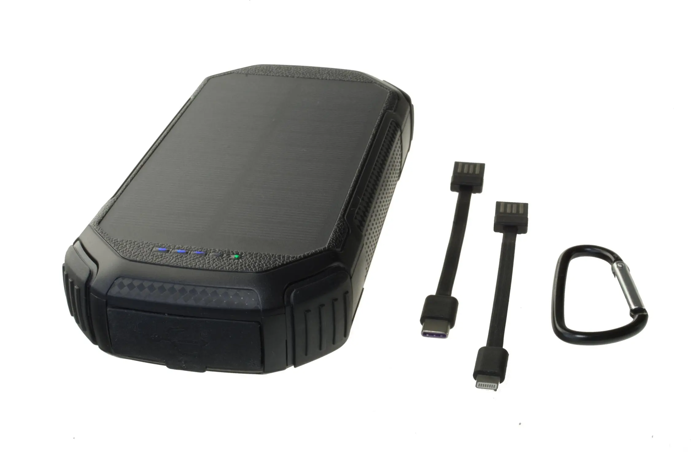 Powerbank solarny PowerNeed S20000C PD 18W USB-C 20000mAh 18W Czarny