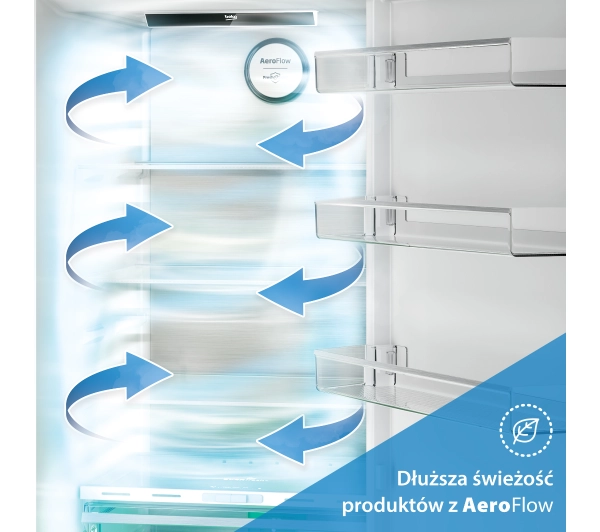 Beko b300 BCNE400E40SN Pełny No Frost 194cm Szuflada z kontrolą wilgotności - DRUGI -30%, ALBO 5-TY ZA 1ZŁ - Kup na Raty - RRSO 0%