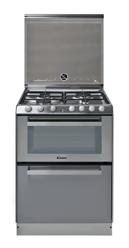 Kuchnia gazowo-elektryczna ze zmywarką Candy TRIO 9501/1 X