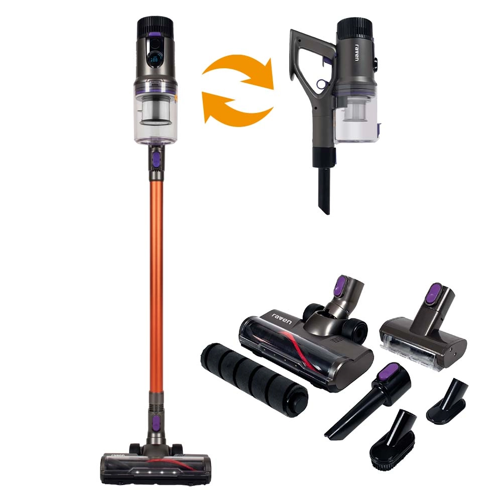 Odkurzacz bezprzewodowy Raven EOR002 80min Wymienny akumulator