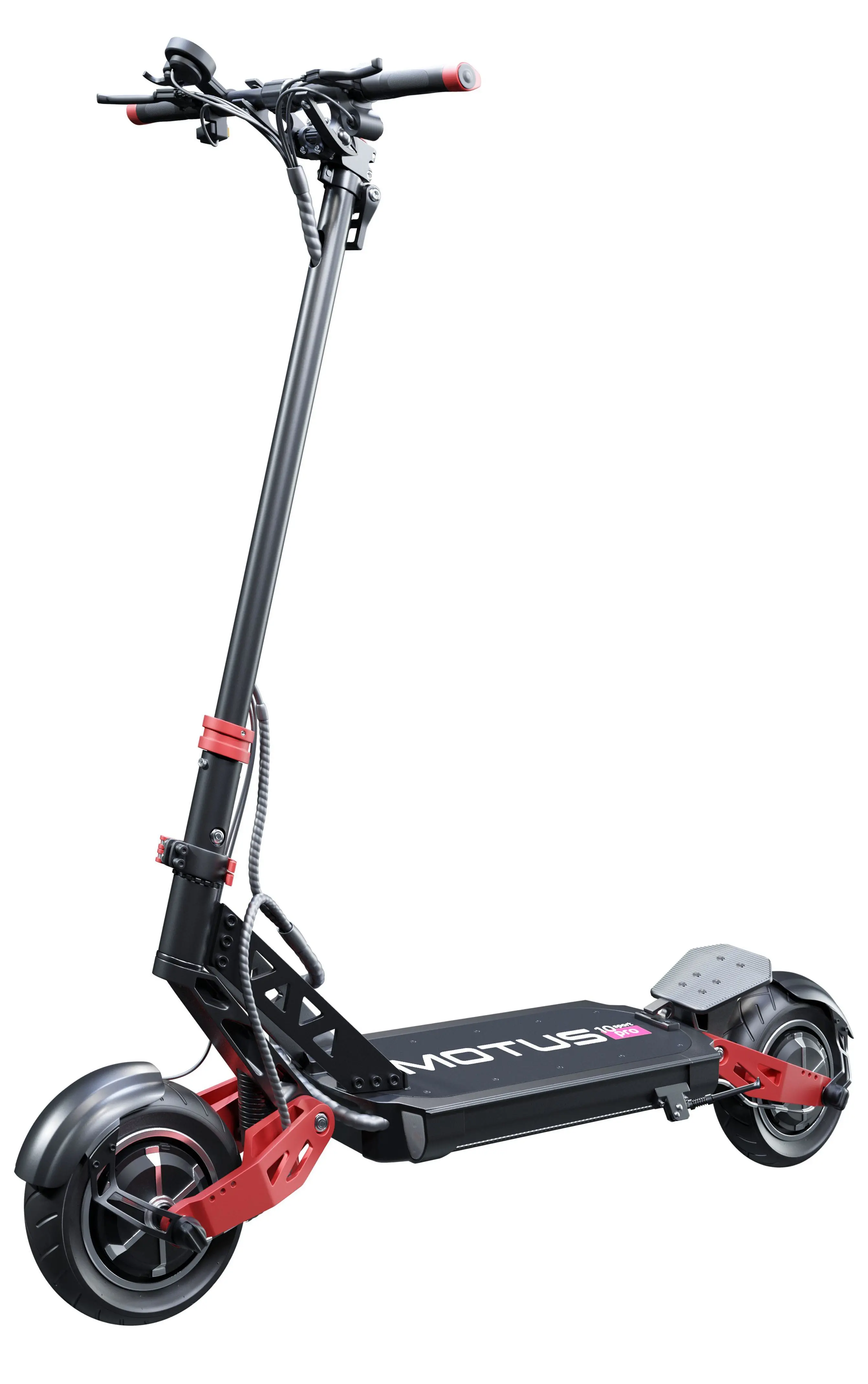 Hulajnoga elektryczna Motus Pro10 Sport 2021 2 x 1000W 65km 10" Czarno-czerwony