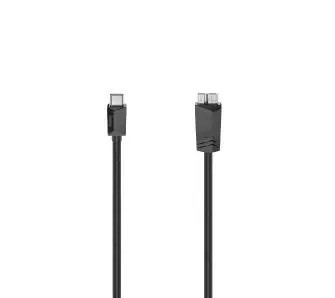 Kabel Hama 3,2 gen, 1 USB-C do micro USB, 5 Gbit/s 0,75 m 200655 Czarny