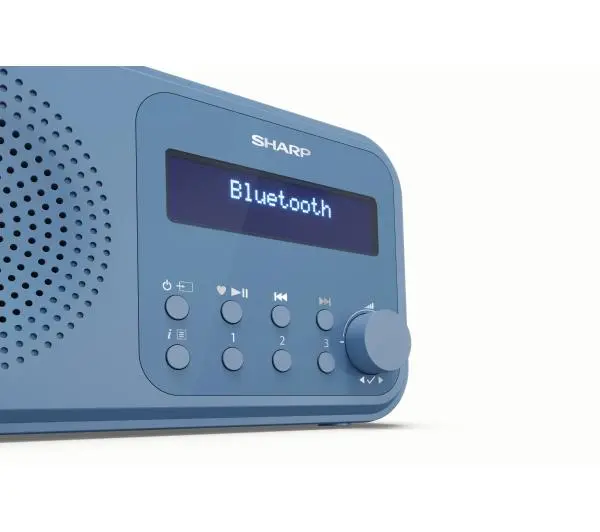 Sharp Tokyo DR-P420 Radio FM DAB+ Bluetooth Niebieski