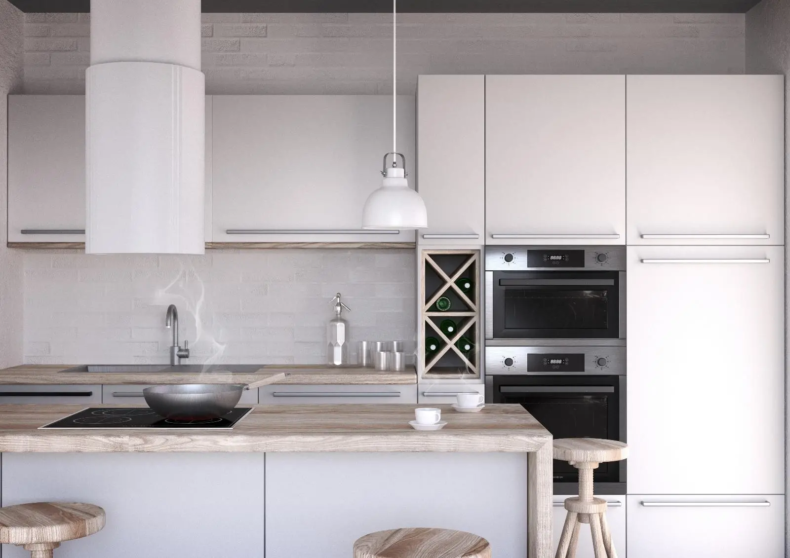фото Витяжка декоративна VDB Divo Isla White 3