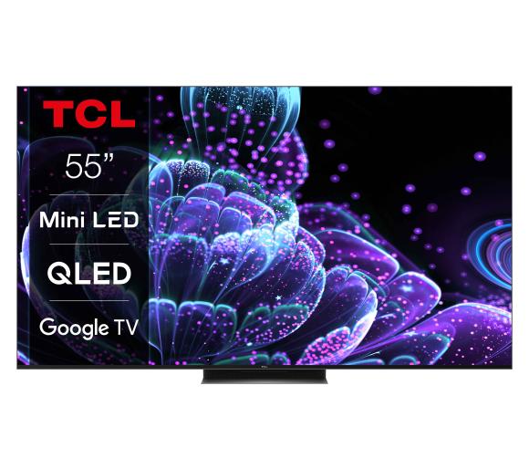telewizor QLED TCL QLED 55C831 Mini LED, 144Hz, DVB-T2/HEVC