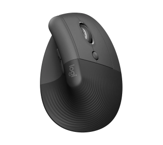 Myszka Logitech Lift Dla praworęcznych Grafitowy
