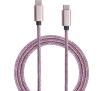 Kabel BigBen USB C - USB C 2m (różowy)