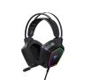 Słuchawki przewodowe z mikrofonem Havit H656D RGB Nauszne Czarny